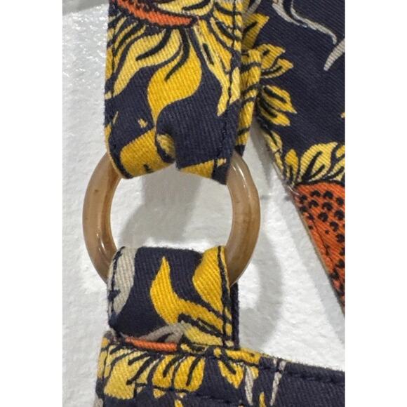 Cynthia Rowley Sunflower Print Overall Dress Girls Size 7 Colorful Fun Artsy - Picture 5 of 9